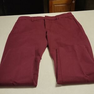 Old Navy Women's Burgundy Chinos